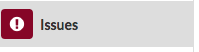 Left Pane Issues Icon