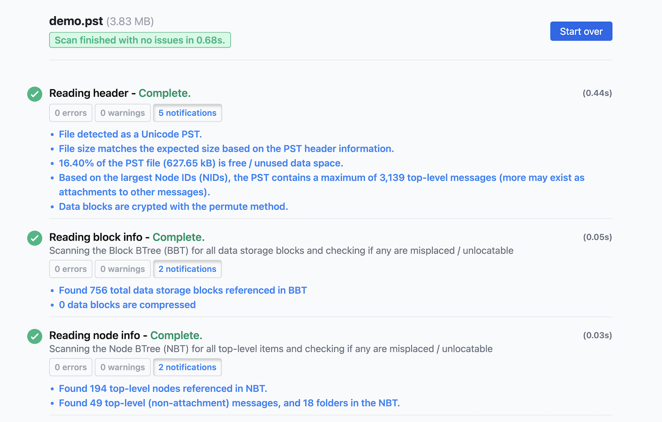 PST Analyzer